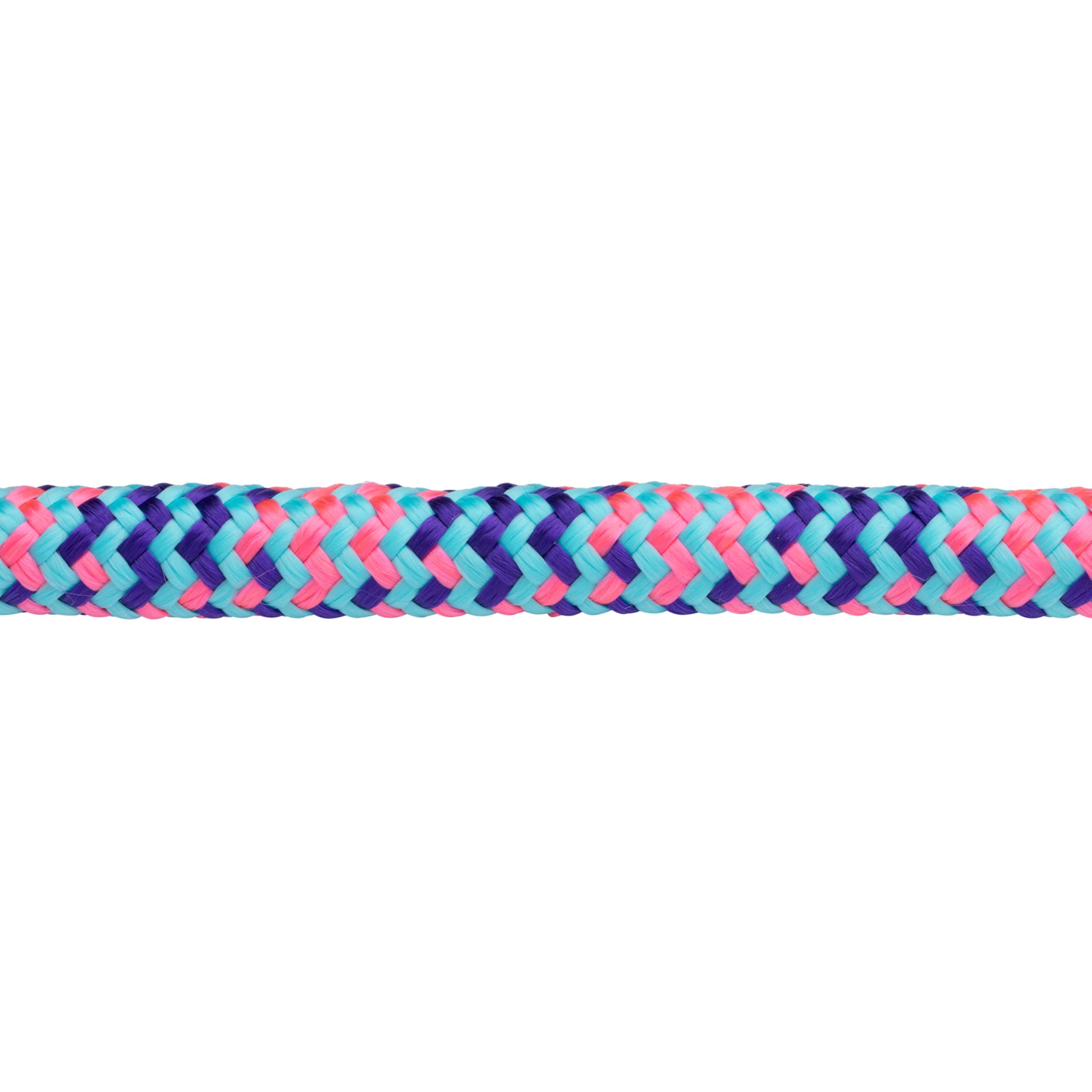 Weaver Leather Rough Out geöltes Brustkragen, Unisex-Erwachsene, Poly Cowboy Lead with Snap, 5/8" x 10'