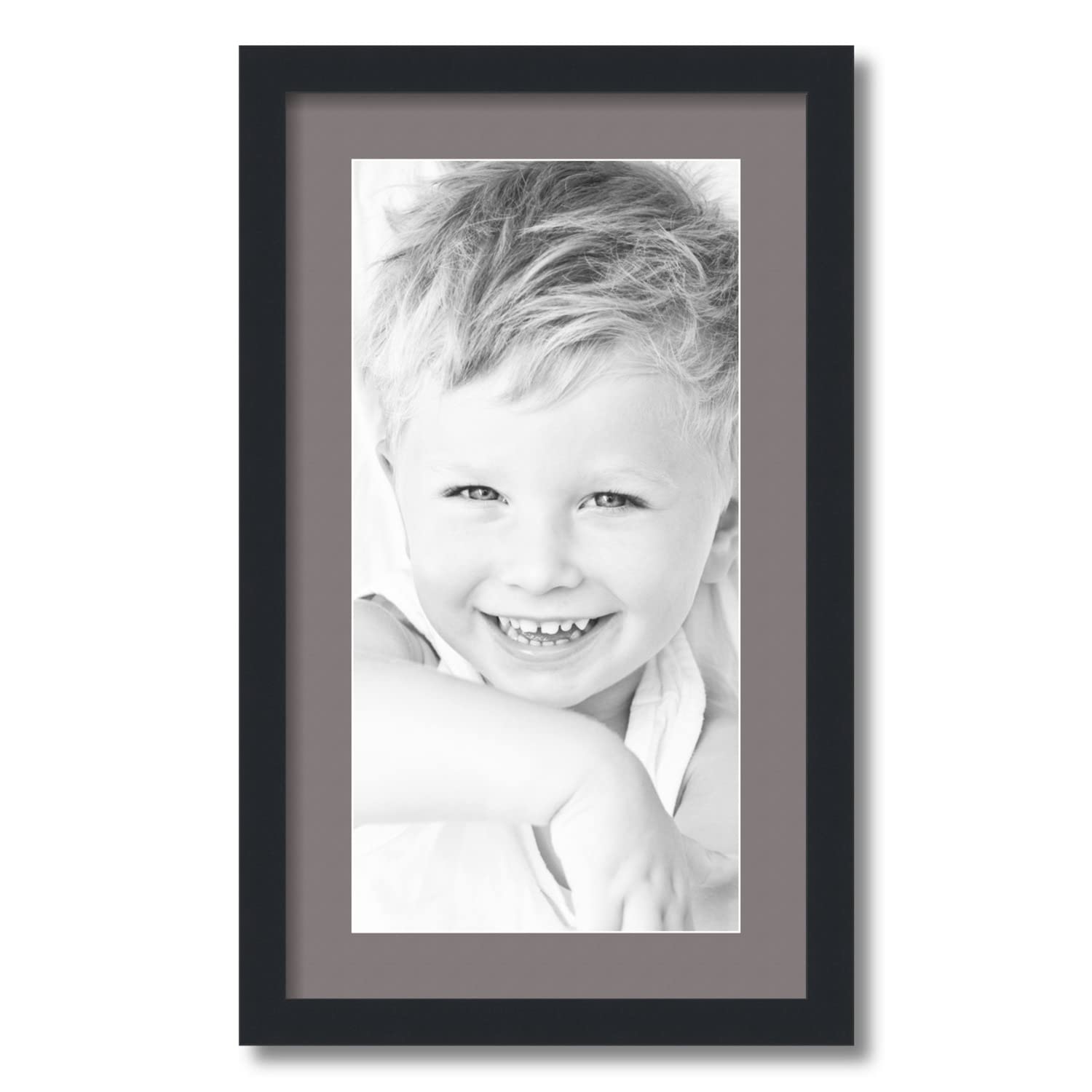 Amazon.com - ArtToFrames 10x20 inch Satin Black Picture Frame with