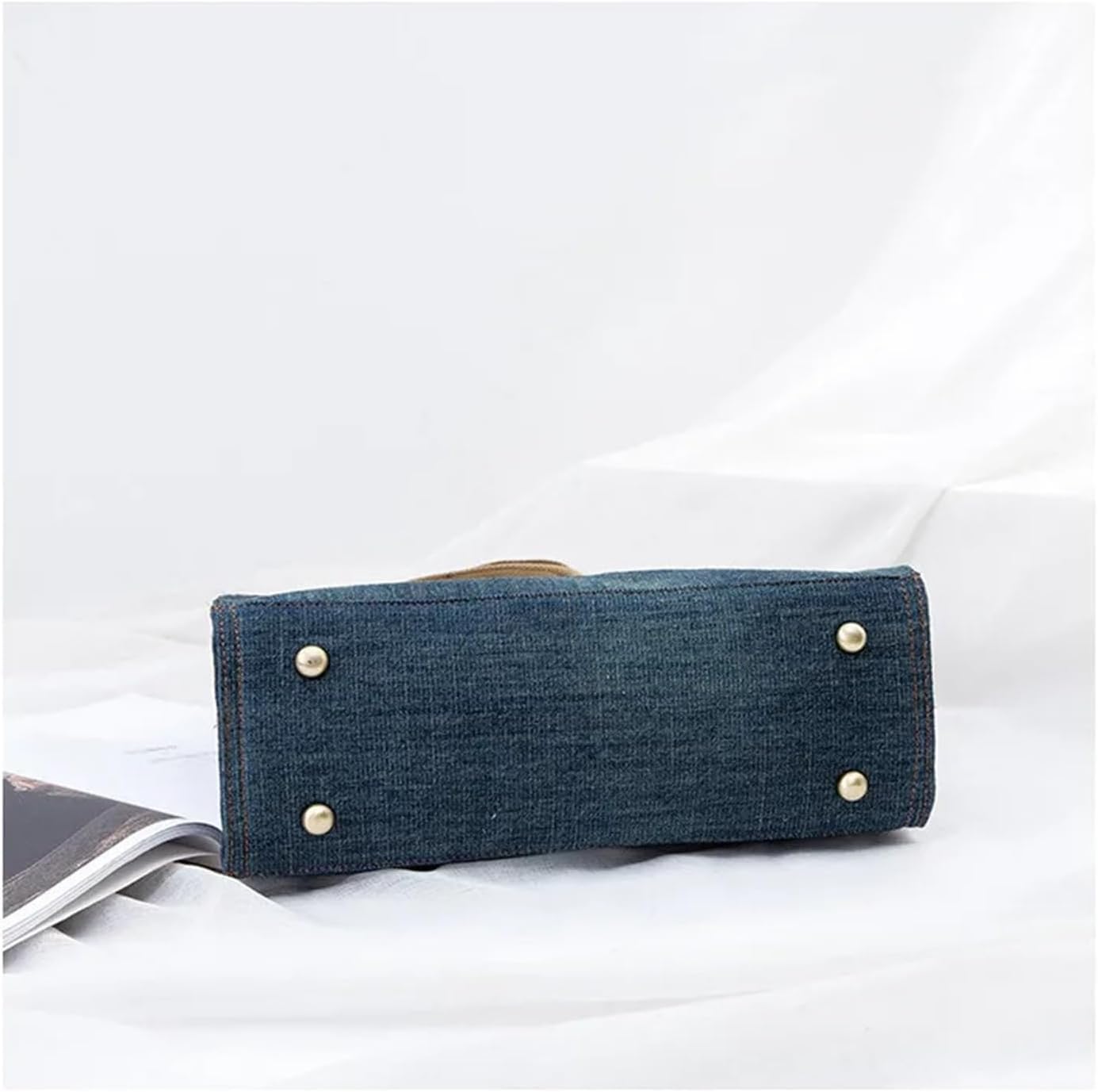 Borsa Jeans Donna Borsa in denim Borse in da donna a tracolla a ufficio for pendolarismo Blu