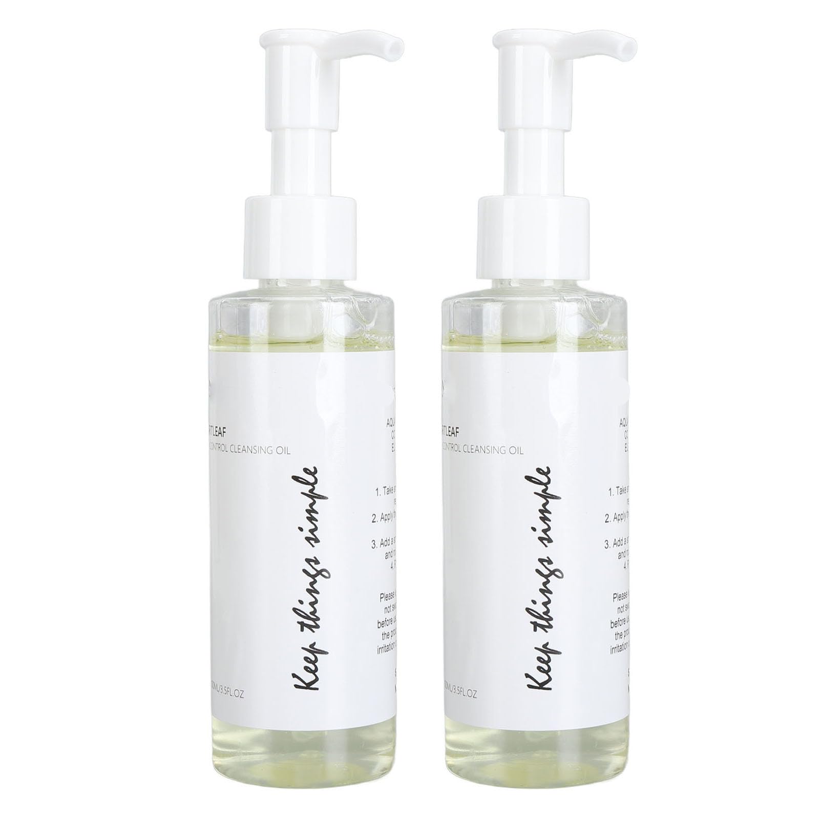 Aceite Desmaquillante Limpiador Facial 2 Piezas 100 Ml Extracto Vegetal para Todas las Pieles