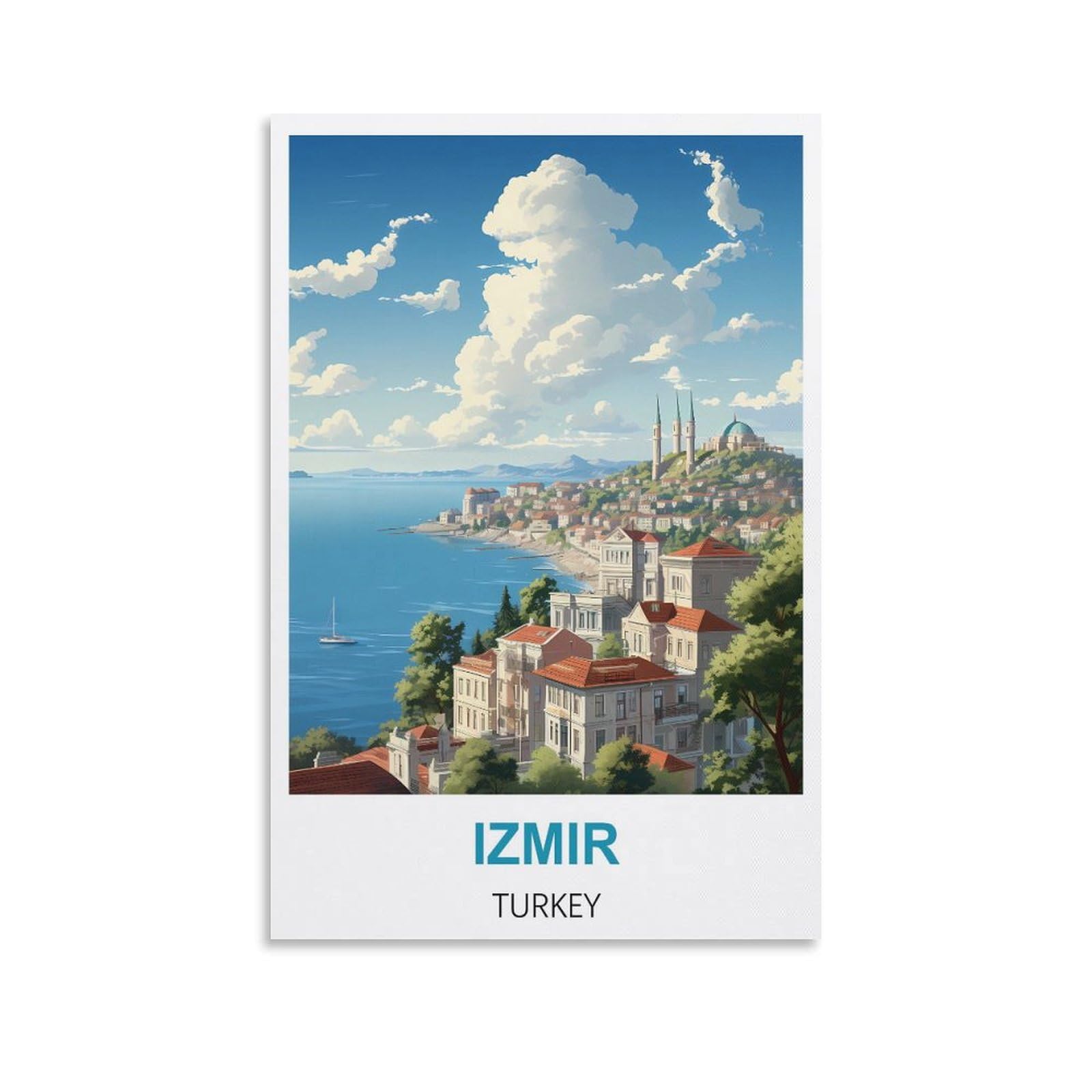 Metal Tin Sign,Izmir Turkeys,Garden & Kitchen Poster, Inspirational Sign Home Wall Art Decor for Home Kitchen Bar Club Decoration 30x40cm