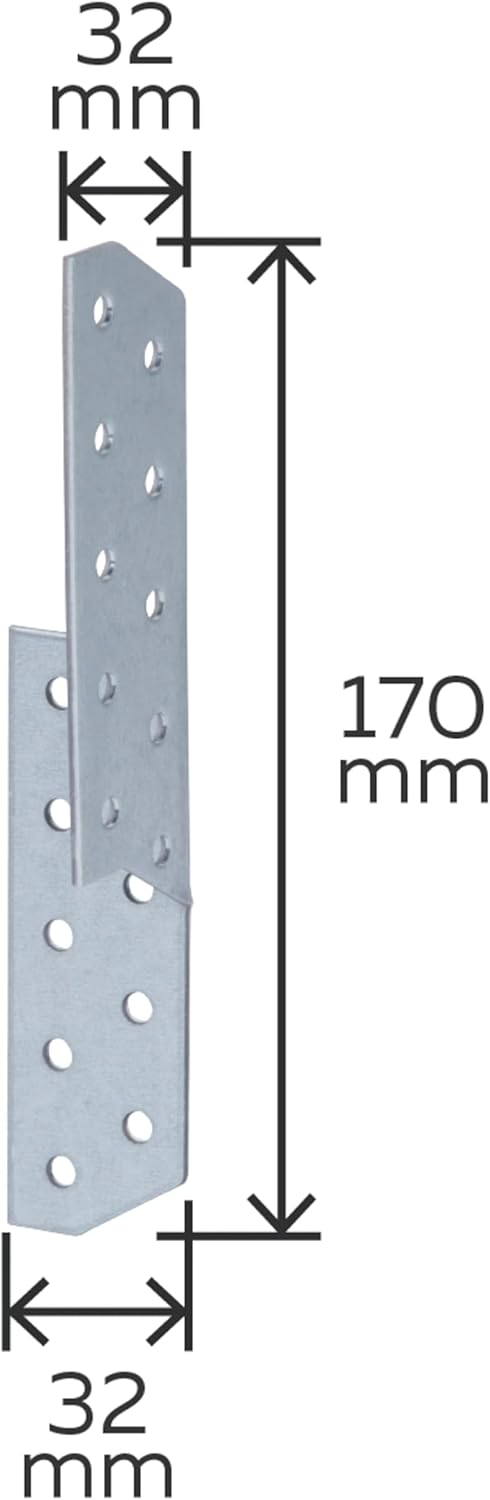 Post Anchor for Rafters Left-Hand Side