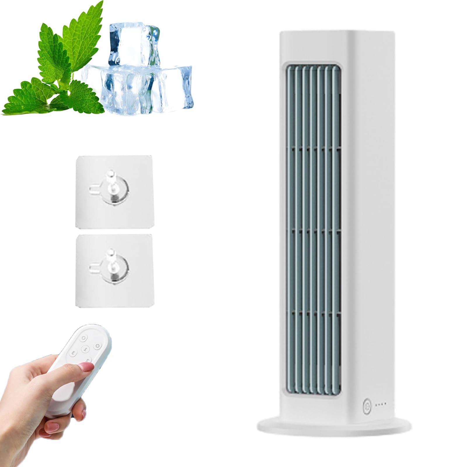 Breezamax, Breeze Max Ac, aire acondicionado portátil silencioso, supera el calor abrasador y la humedad al instante, pequeño y compacto, refrigeración de viento alto montado en la pared