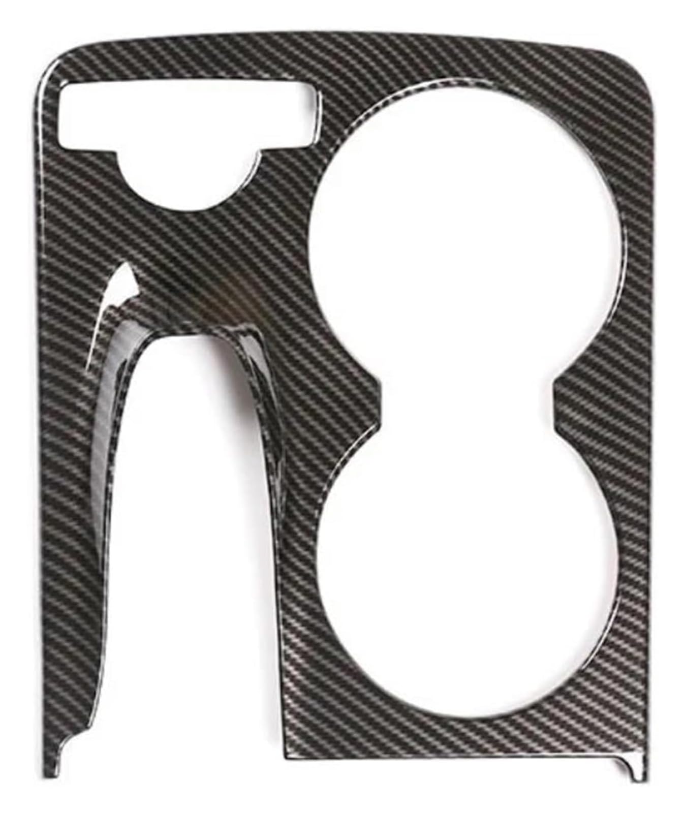 Center Console Trim for Benz for GLK for X204 Center Console Gear Shift Panel Cover Trim(Black)