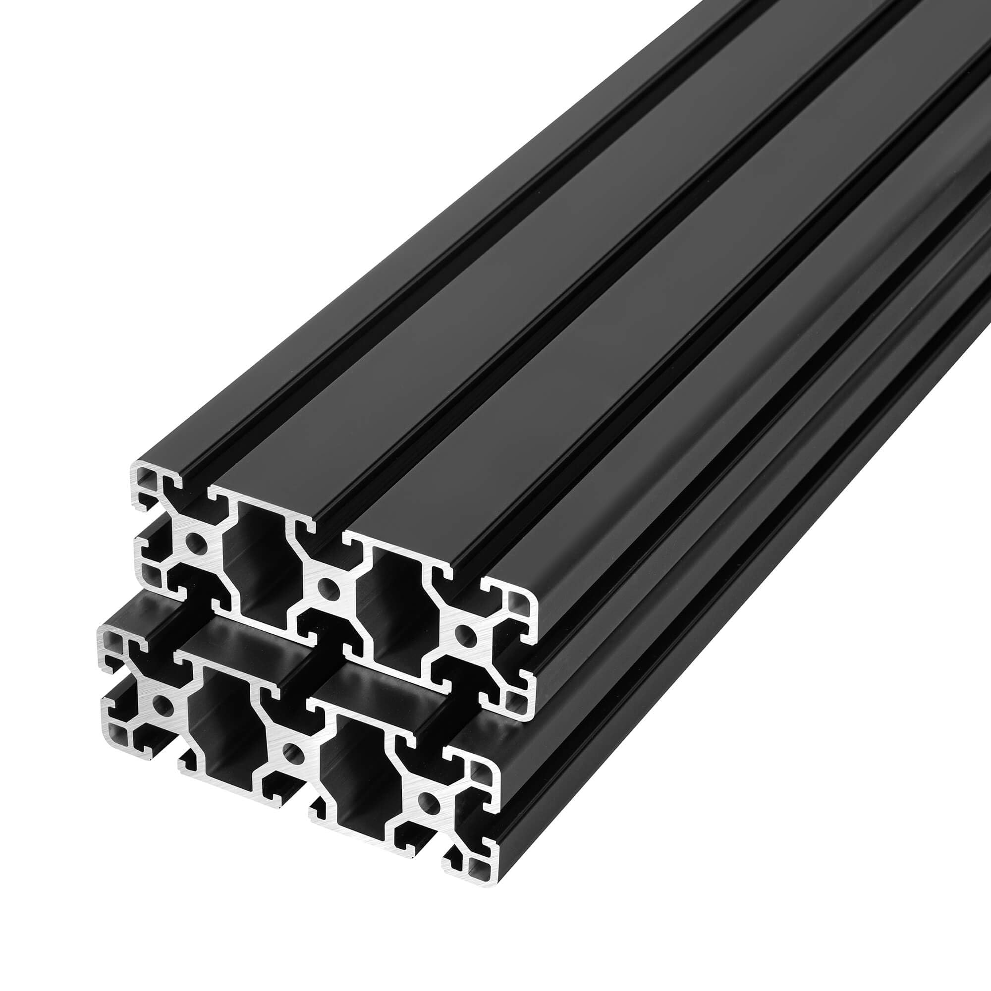 40120 T Slot Aluminum Extrusion Profile for 3D Printer Parts and CNC DIY Black 1220mmX2