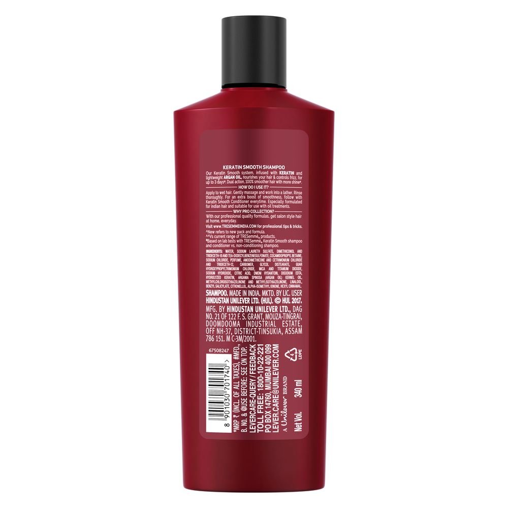 Tresemme Keratin Smooth Shampoo, 340Ml And Smooth And Shine Conditioner, 190Ml 2