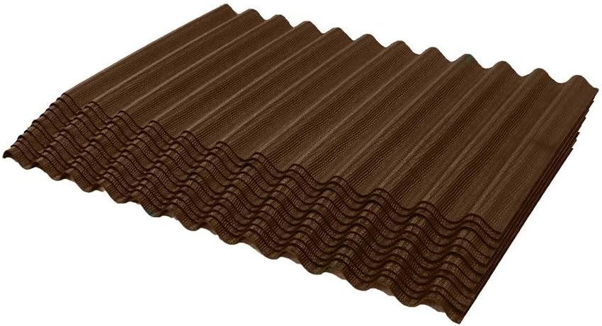 ONDURA 2358 Corrugated Asphalt Shingles (12-Pack), Brown