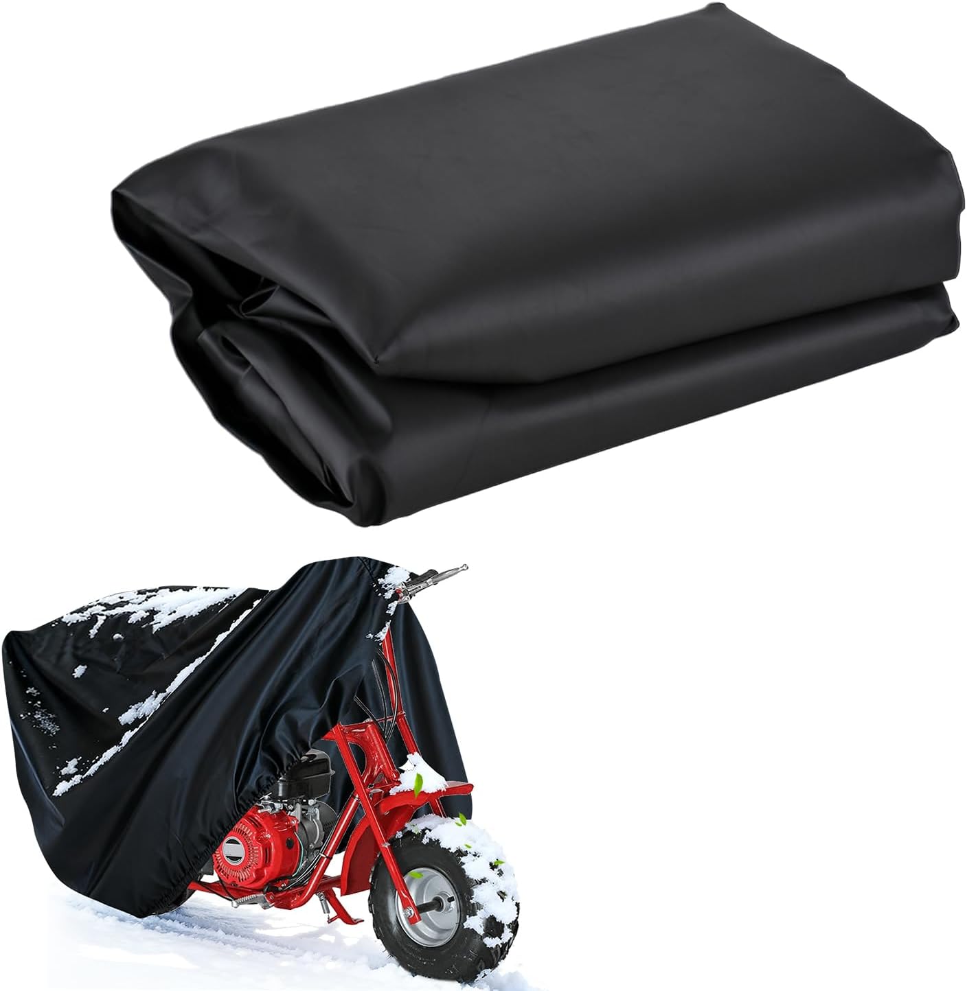 Mini Bike Cover Waterproof, Minibike Outdoor Storage Rain Weather Cover for CT200U CT200U-EX BT200X Baja Warrior Predator 212cc 196cc Go Kart Trail 200 MB165 MB200 CC100X CT100U RT200 B200/R
