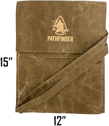 Miniatura 5 de The Pathfinder School Bolsa de lona encerada Ripstop duradera – Haversack – Equipo de Bushcraft – Paquete de senderismo de una sola correa – Bolsa