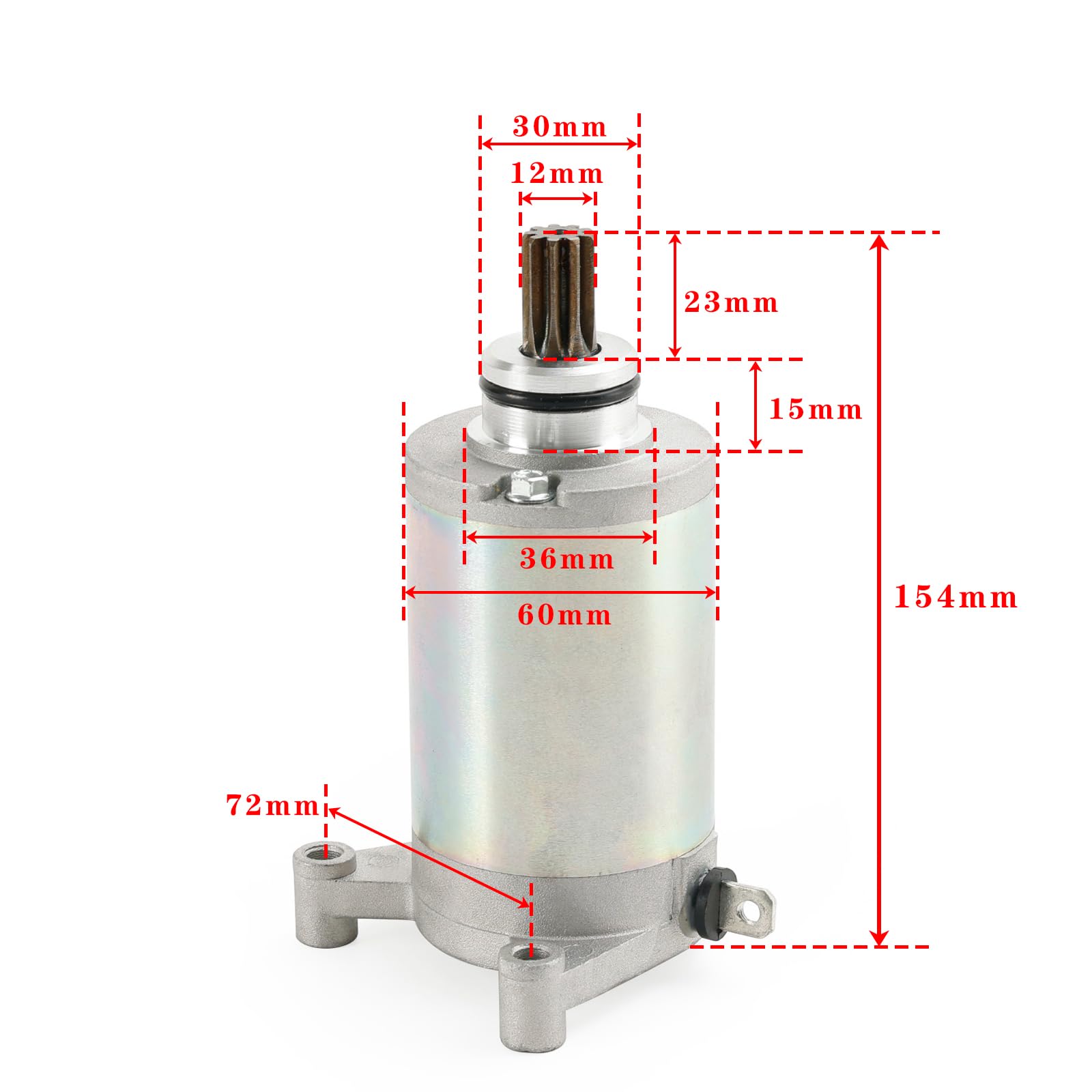 Démarreur New Starter Motor Engine Starting Fit for Suzuki Intruder VL 125 and VL250 Models