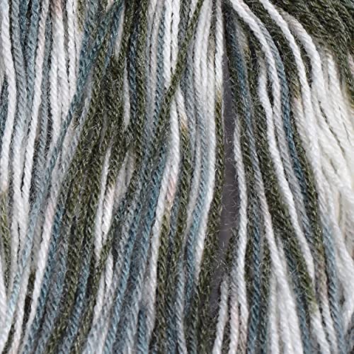 Image of M.G Acrowool Glowing Star Knitting Yarn Wool, Multi Grey 150 gm Woolen Crochet Yarn Thread. Best Used with Knitting Needles, Crochet Needles. Best Woolen Thread. ahe