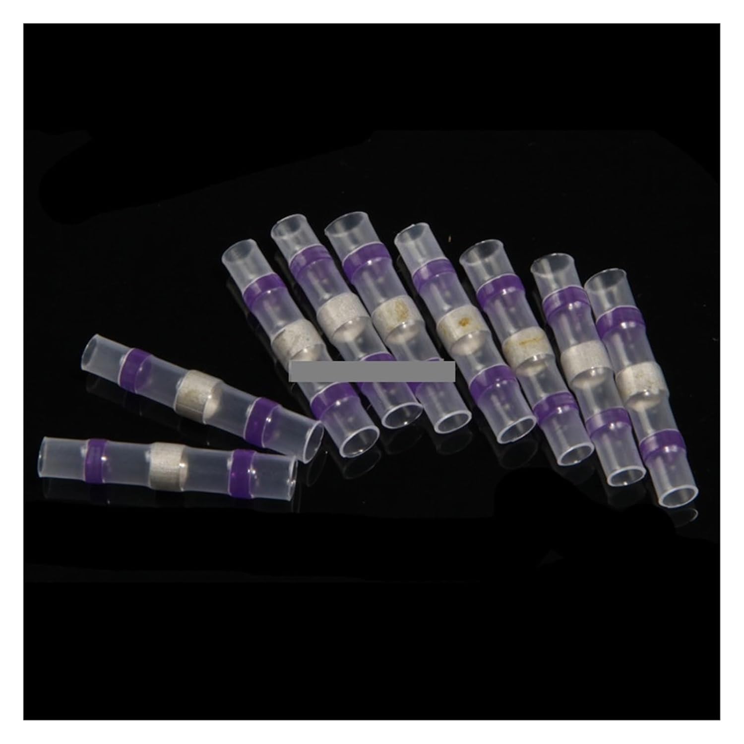 200Pcs Solder Seal Wire Connector, Seal Heat Shrink Butt Connectors Terminals Electrical Insulated Marine Automotive VUQLDHAYZ