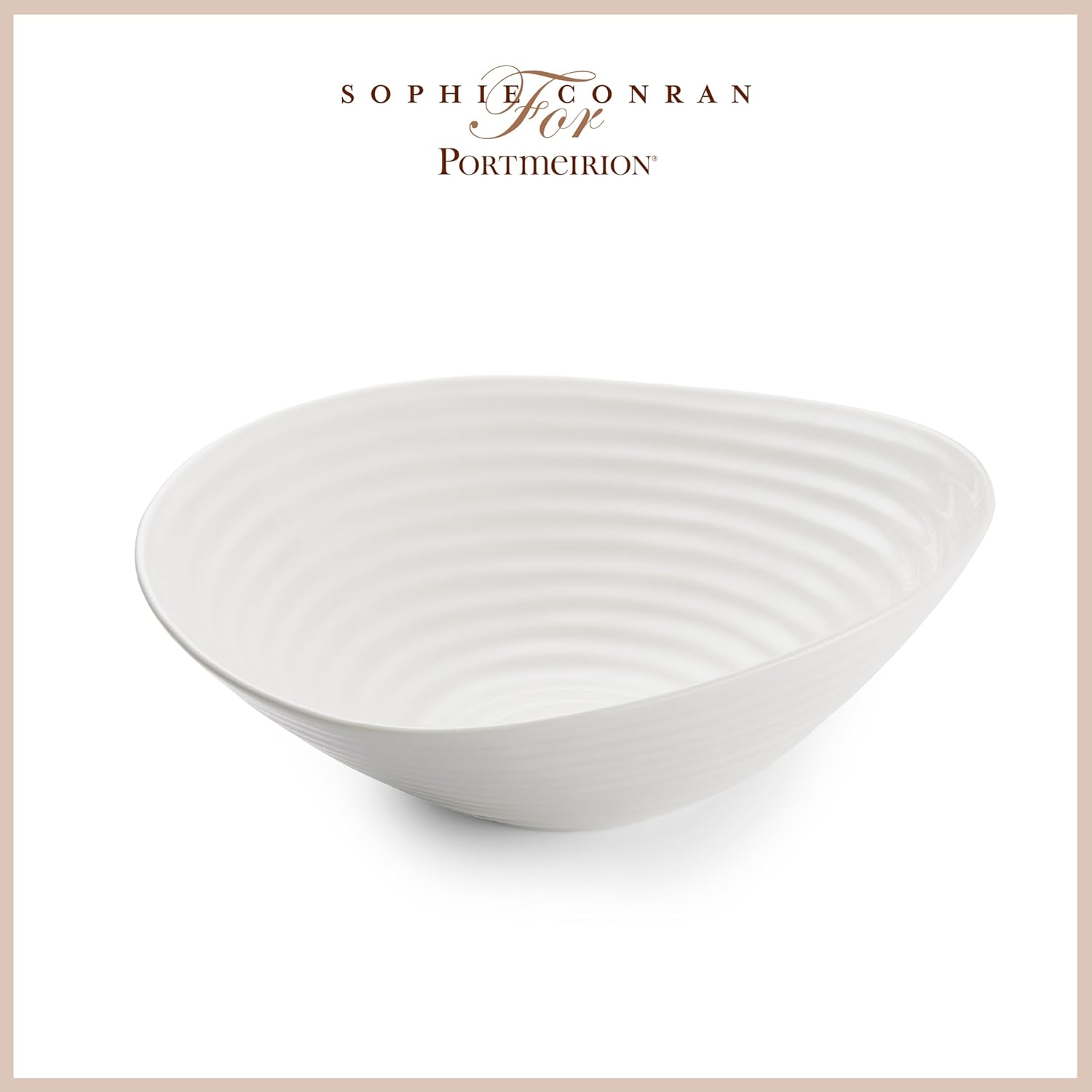 Portmeirion Sophie Conran White Large Salad Bowl