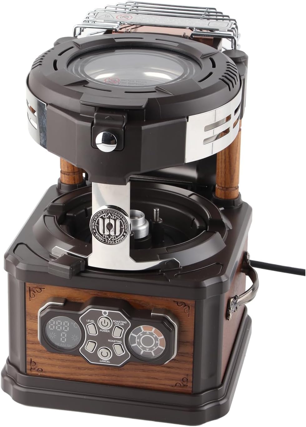 Jiawu Coffee Bean Roaster, Coffee Roasters Lock for Chef for Coffee Roasters for Home Use (UK Plug 220V)