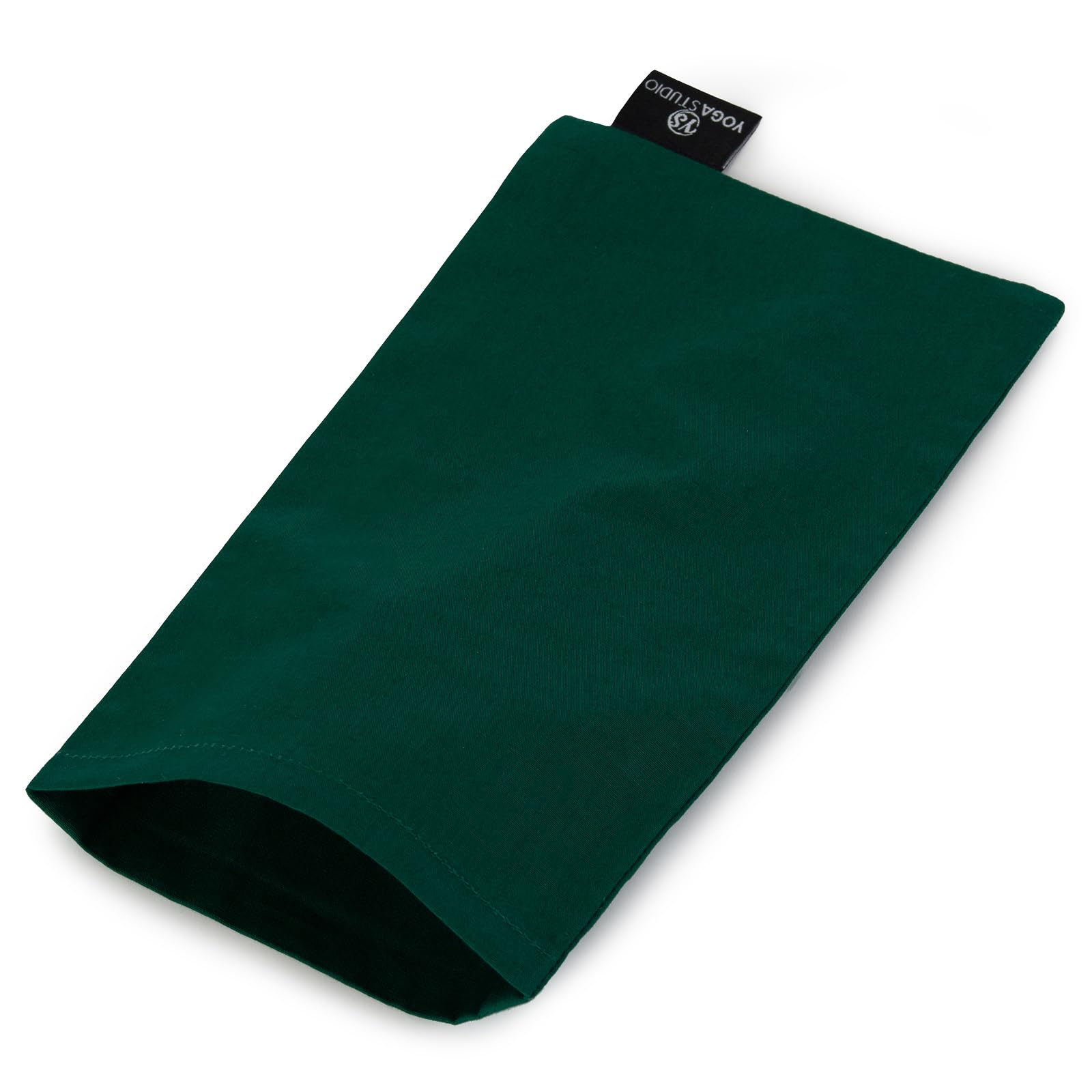 Yoga Studio Eye Pillow Cover – 12cm x 23cm, Yoga Pillow Cover for Spa or Massage Therapists (Moss Green)