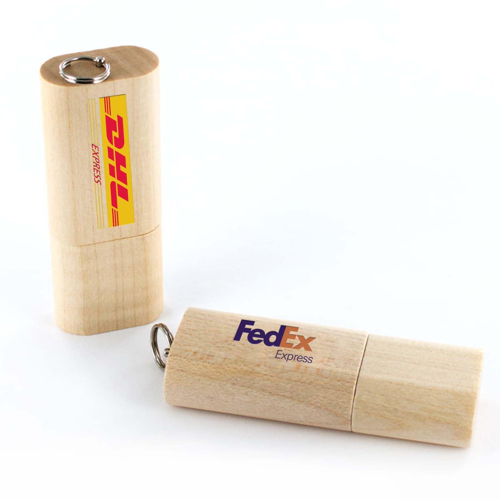 Niestandardowa drewniana pamięć USB 32 GB, 10 sztuk, naturalne drewniane konfigurowalne pendrive'y z brelokiem, grawerowanie logo w zestawie, spersonalizowane drewniane patyczki pamięci do brandingu