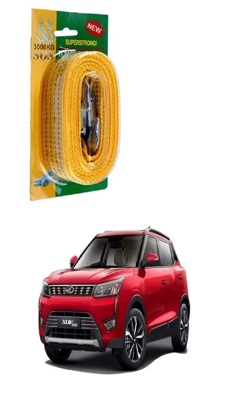 Auto Addict Car Nylon Tow Rope 3 Ton 3 Mtr Towing Cable for Volkswagen Tiguan
