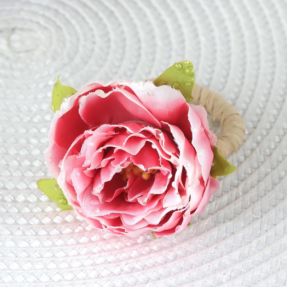 Napkin Rings Set of 24 Cherry Blossom Napkin Holders Floral Table Décor Birthday Party