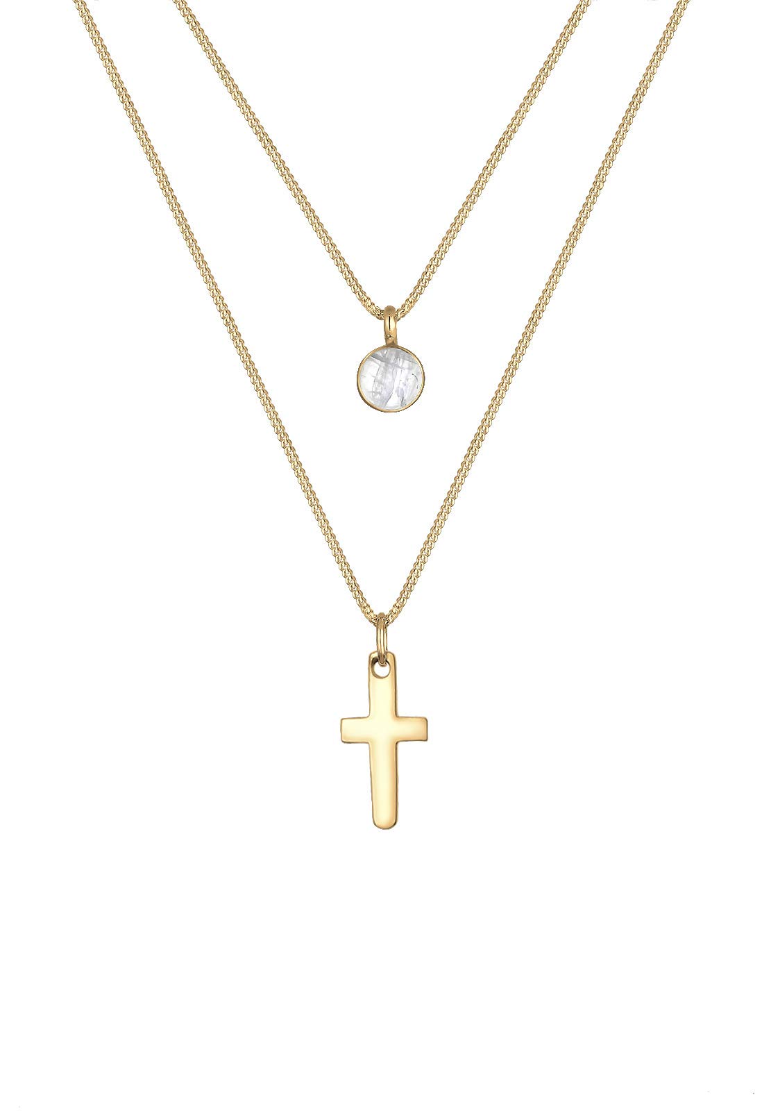 Elli Women Silver Pendant Necklace - 0107861017_45 - 45cm length
