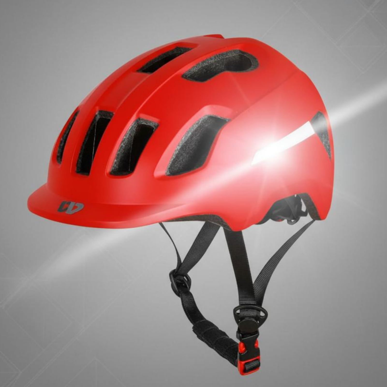 Casco da con Regolazione della Circonferenza Cranica con Chiusura Stabile con 12 di Sfiato con Rivestimento Interno Rimovibile E Lavabile con Strisce, Color to 2