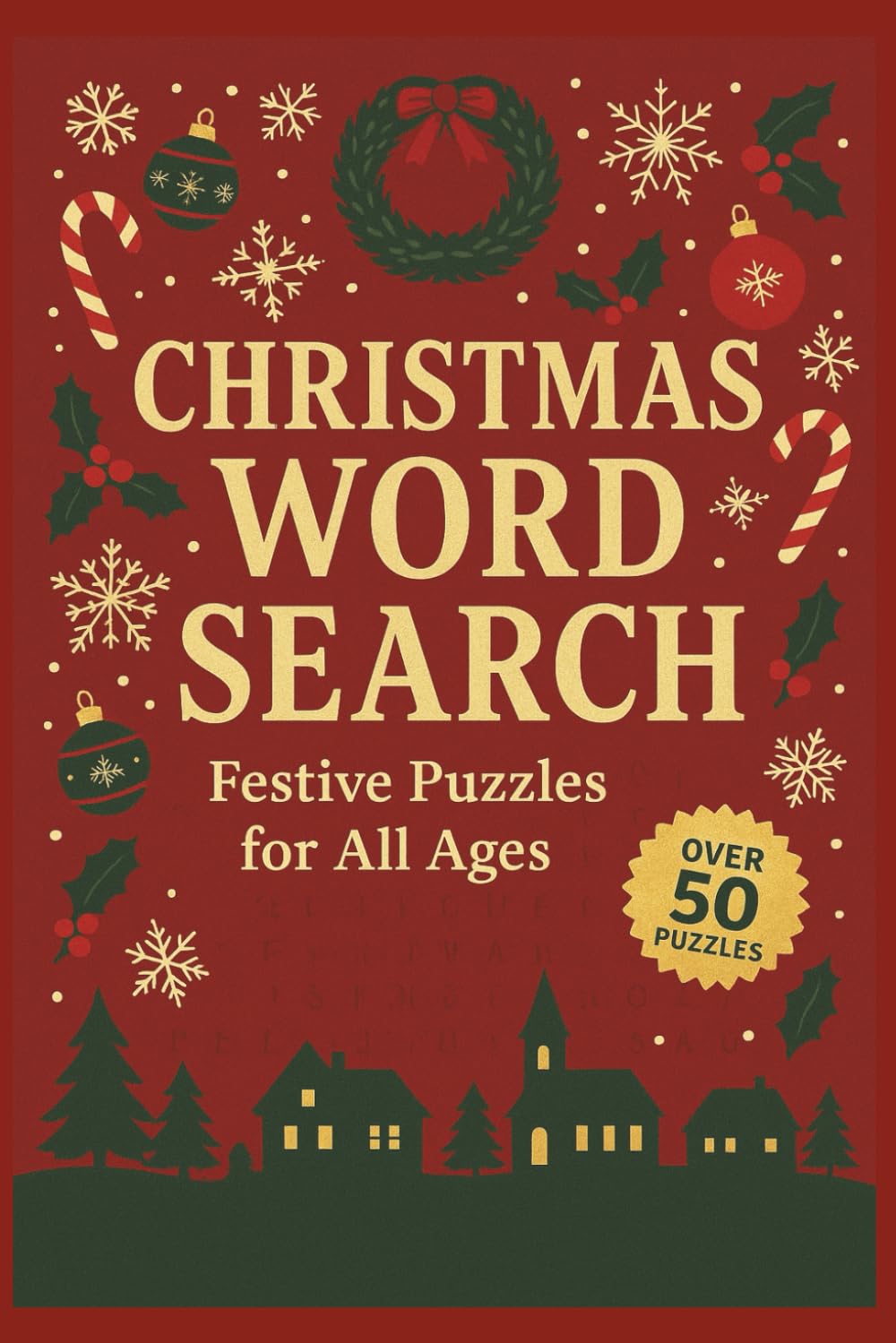 Christmas Word Search: A Christmas Themed Word Search Puzzle for Adults, Seniors, and Teens