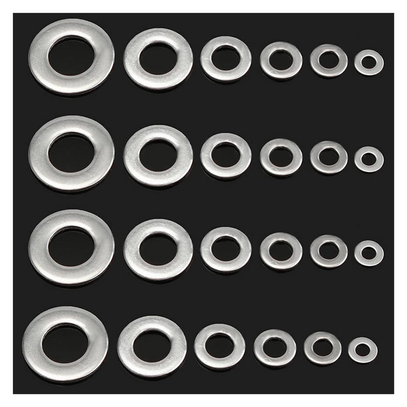 Rondella Liscia In Acciaio 8 Mm (foro Interno 3 Mm) | La Pallina - Foto 3