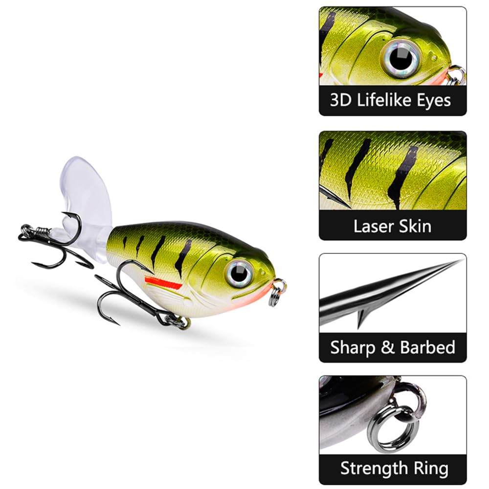 Lot de 5 leurres de pêche en mer 11,5 g - Appâts à lame métallique multifonction - Leurres de pêche au surf avec queues - Accessoires de pêche en mer pour bar, truite, eau salée, eau douce