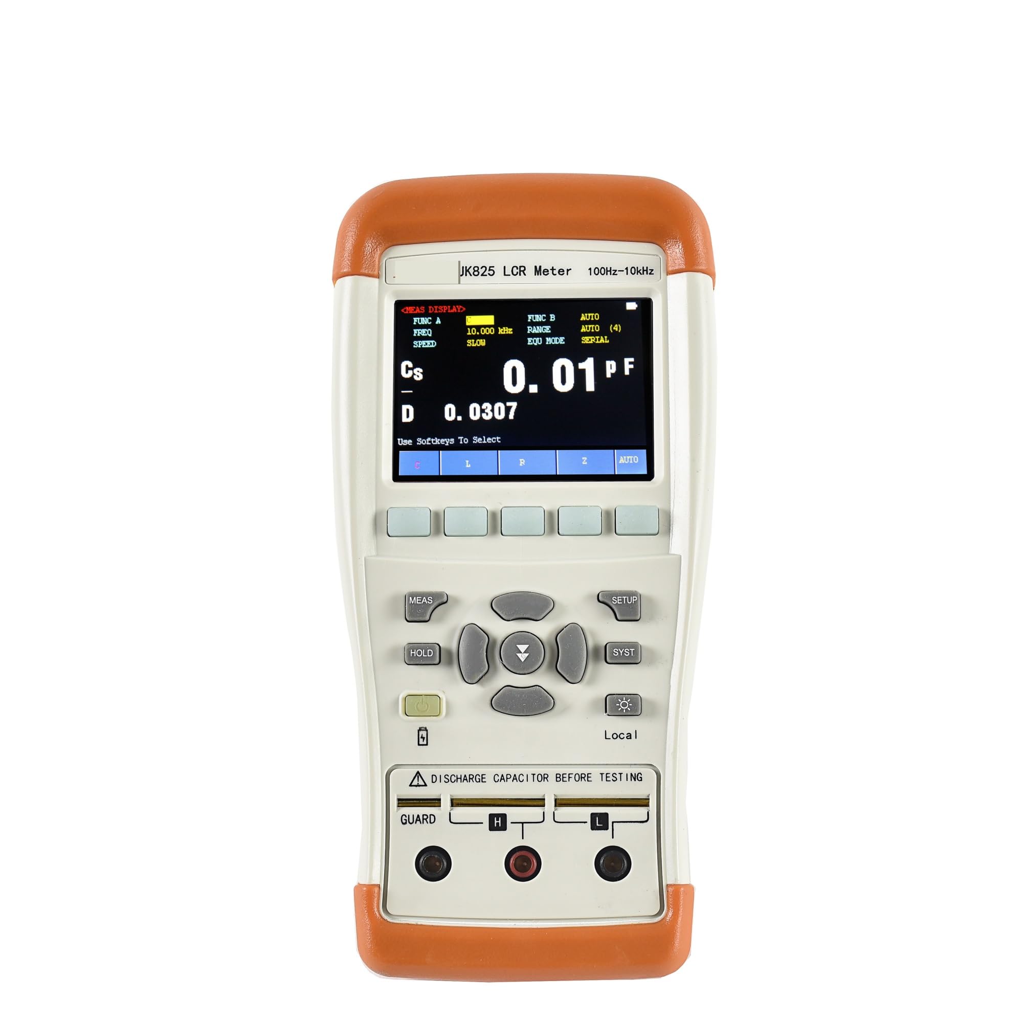 Multimetr cyfrowy, JK825 Ręczny miernik LCR i ESR Instrument pomiarowy JK826 Wszechstronne możliwości pomiarowe(JK826 (100Hz-100kHz))
