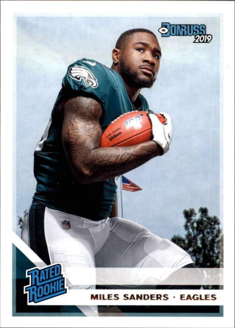 2019 Donruss Football #322 Miles Sanders RC Rookie Philadelphia Eagles RR Official Panini NFL Trading Card