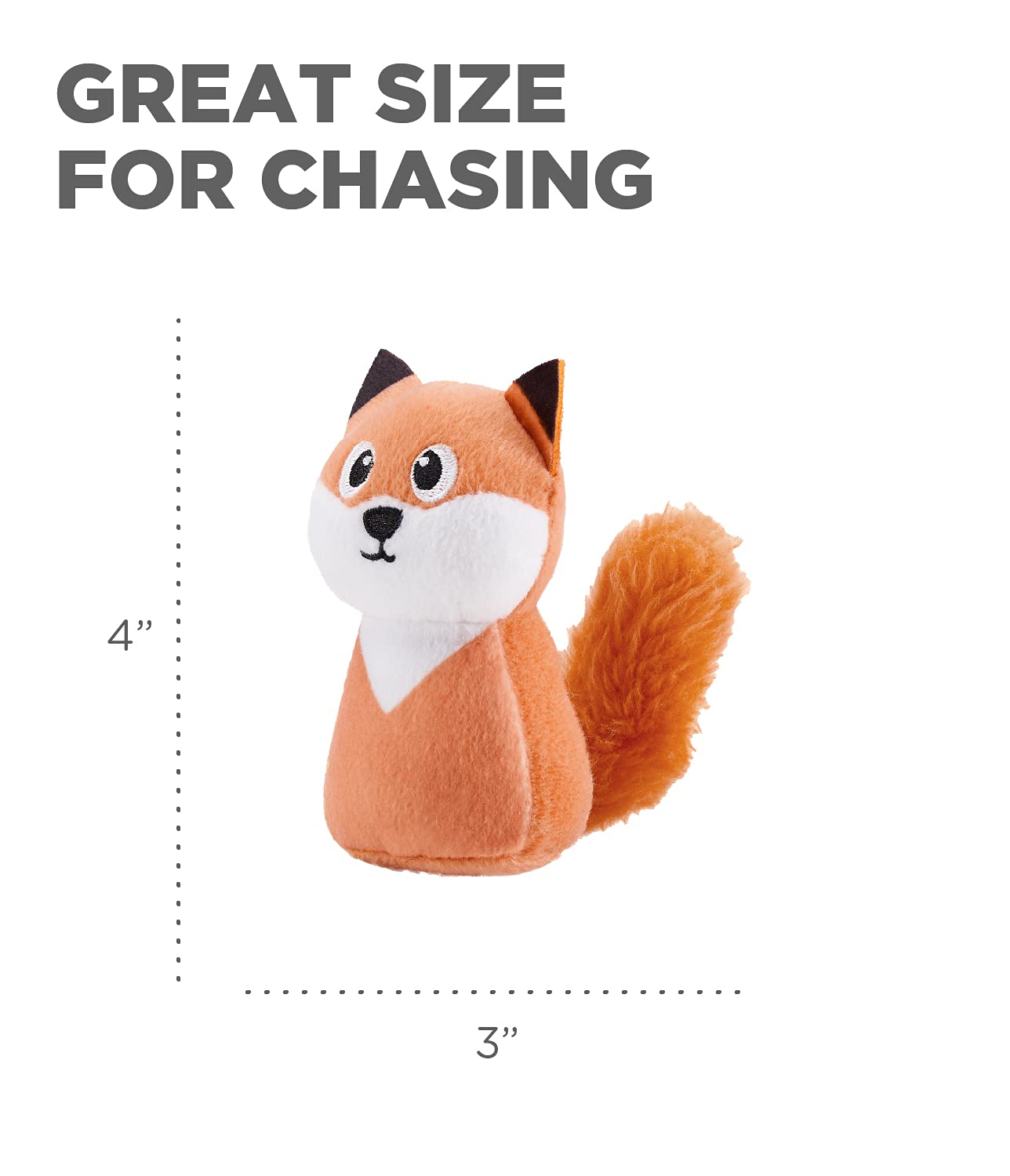 Outward Hound Squeakin' Fox Hide A Puzzle Plush Replacement Dog Toys - 3 Pack - image 5