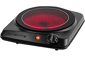 OVENTE Countertop Infrared Electric Burner for Efficient Cooking