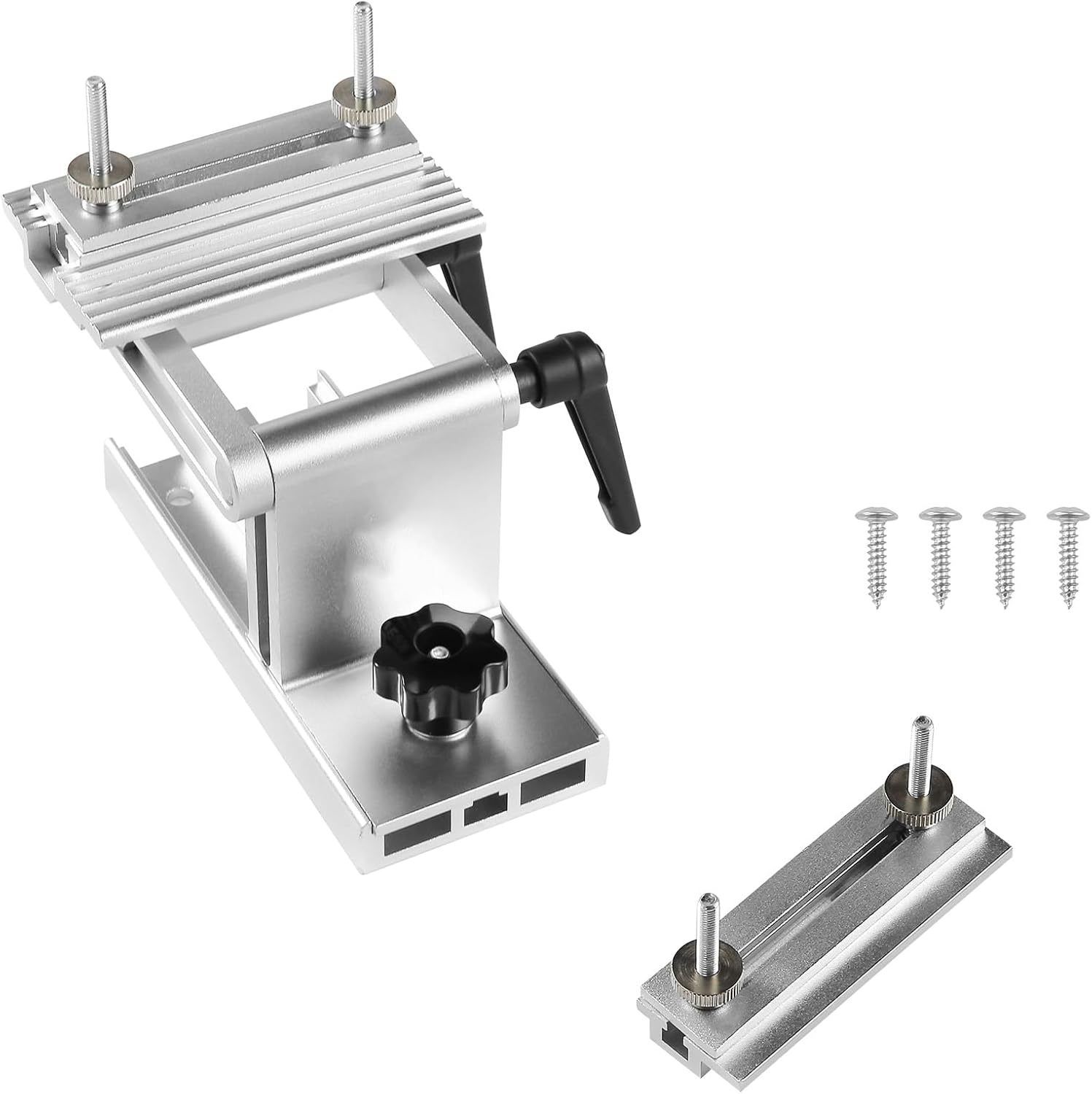 Happybuy Sharpening Tool Rest Jig, Adjustable Replacement Tool Rest for 6" or 8" Bench Grinder – Includes Flat Miter Slide for 0-2.5 inch Wide Blades and Chisels