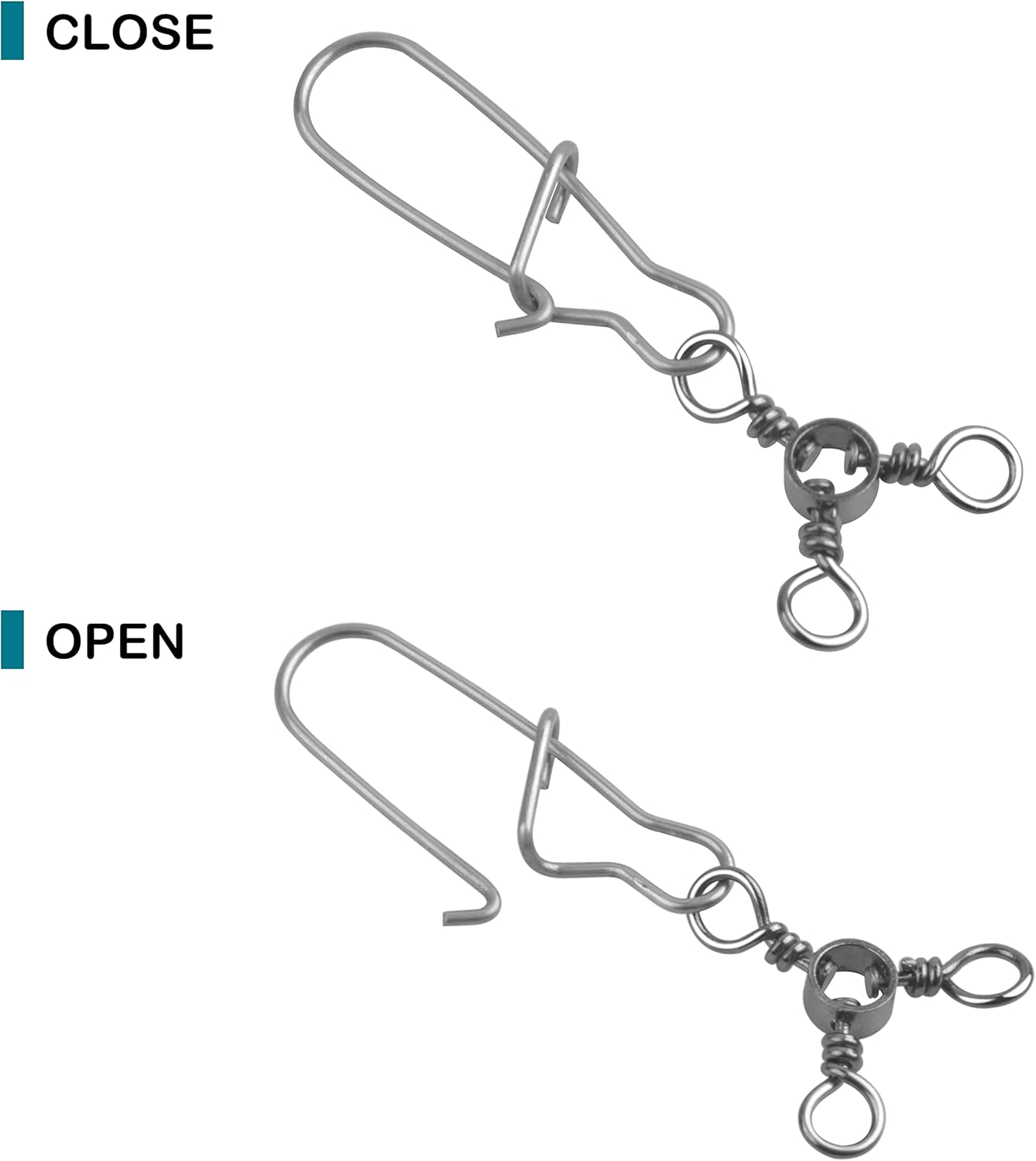 Way Snap Swivels Fishing Tackle, 25pcs High Liberia Ubuy