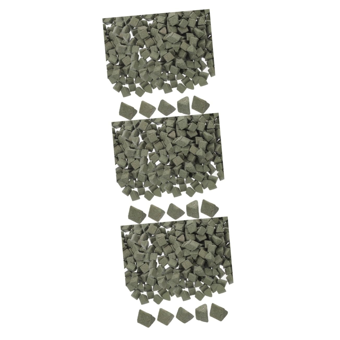 GLEAVI 3stücke Triangle Abrasiv-medien Für Schmuckpolitur Vibrationstumbler Füllmaterial Für Tiefes Und Flächiges Polieren Von Jade Agate Und Mehr