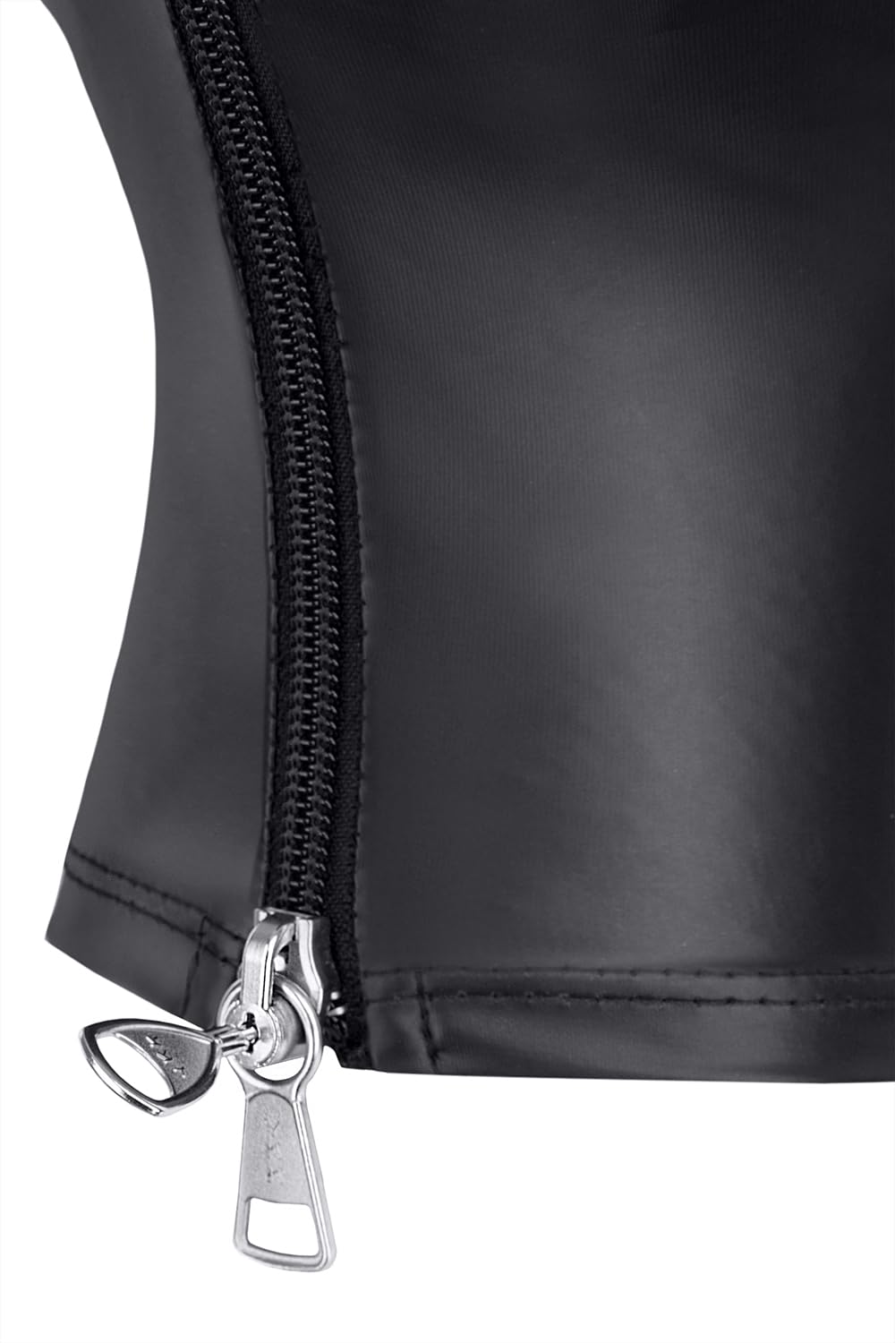 360 Grad Wetlook Bondage Maske TDMaskblack001 Fetisch von Demoniq mit Schloss One Size (Einheitsgröße)