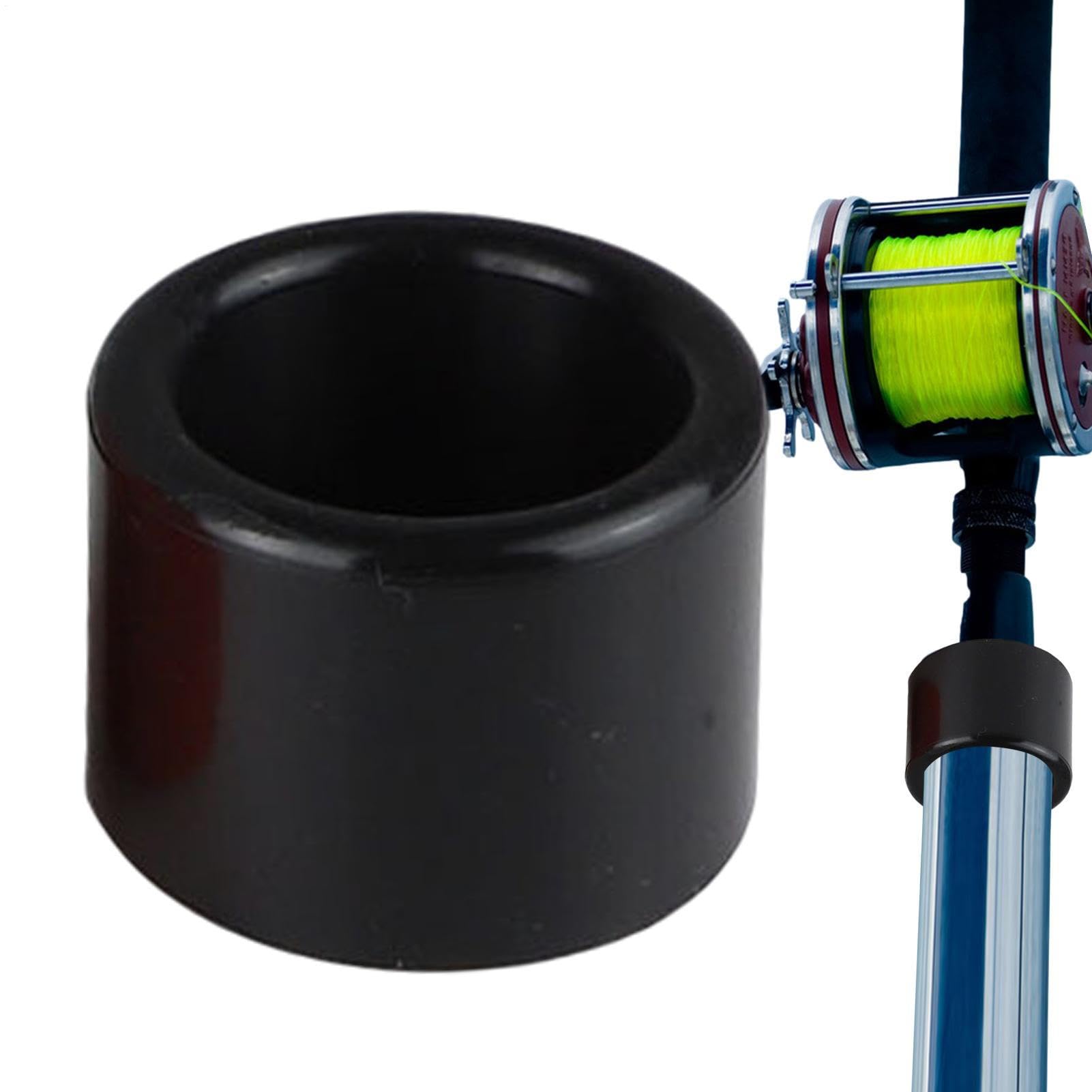 Tapones para tubo de caña de pescar 40 mm silicona cubierta protectora antipolvo