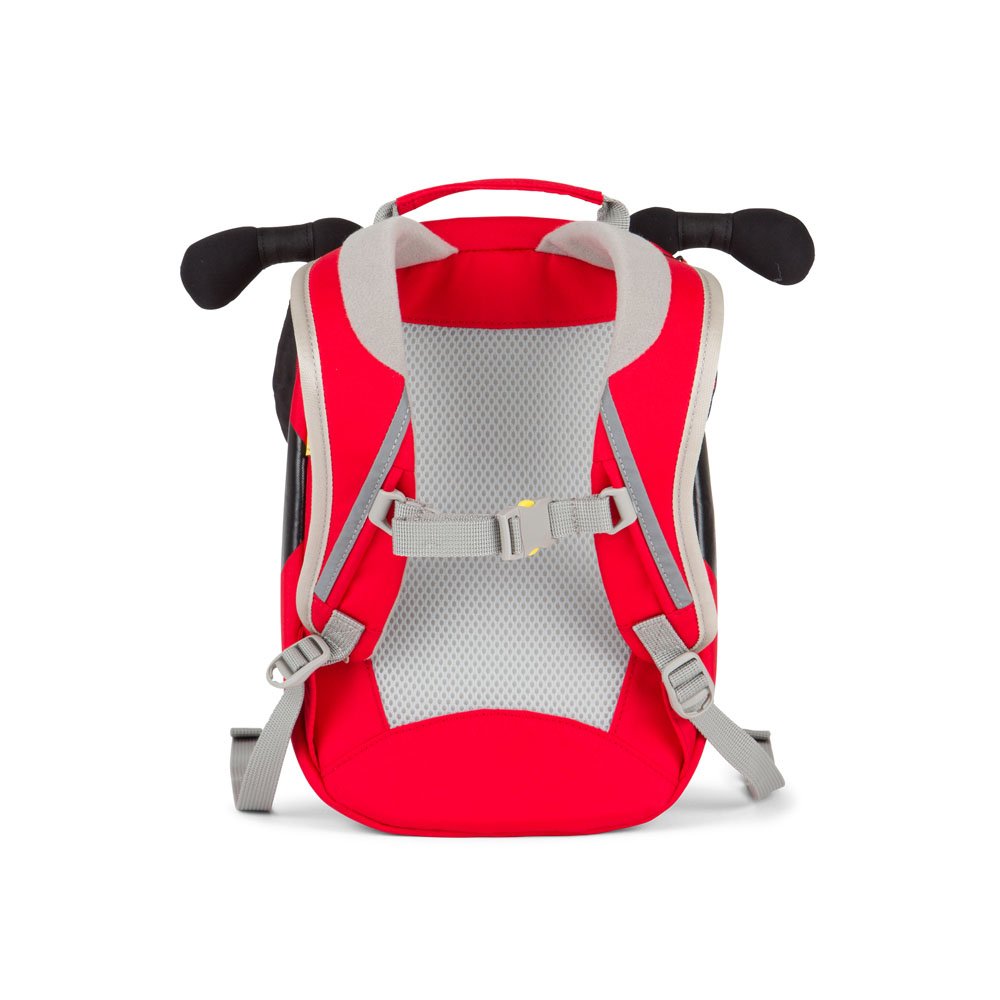 Affenzahn Little Friend Kindergarten-Rucksack für Kinder 1-3 Jahre für Kinder im Kindergarten und Kinderrucksack für den Kindergarten, Marienkäfer - Rot, Standardgröße