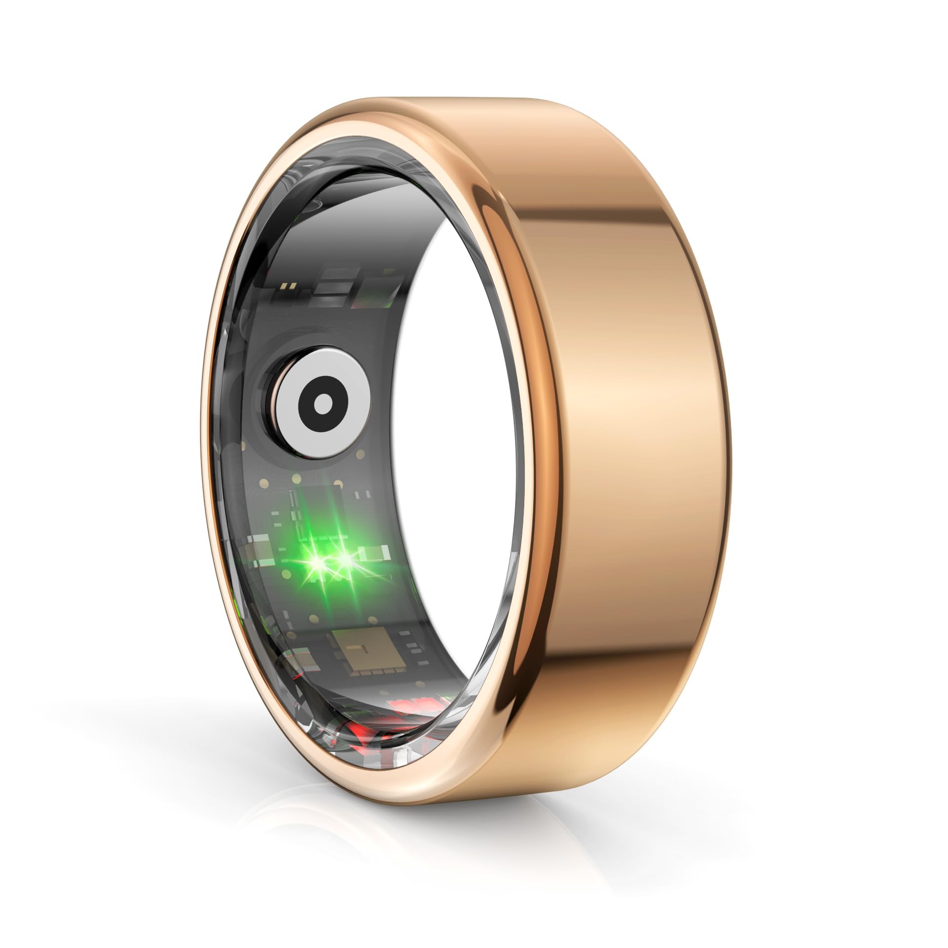 Smart Ring, Health & Fitness Tracker, Step Counter Sleep Tracker Ring, IP68 Waterproof Activity Ring for Men & Women, Magnetic Quick Charging (10#)