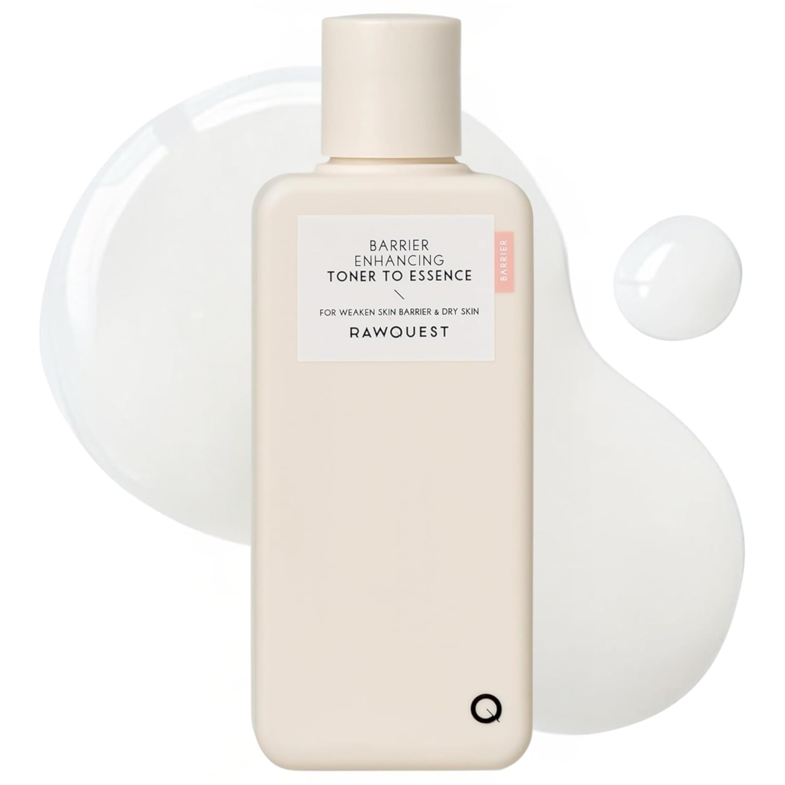 Rawquest Barrier Enhancing Toner to Essence, Deeply Moisturizing, Soothing with Panthenol, Ceramide-NP, Triple Hyaluronic Acid | Hypoallergenic