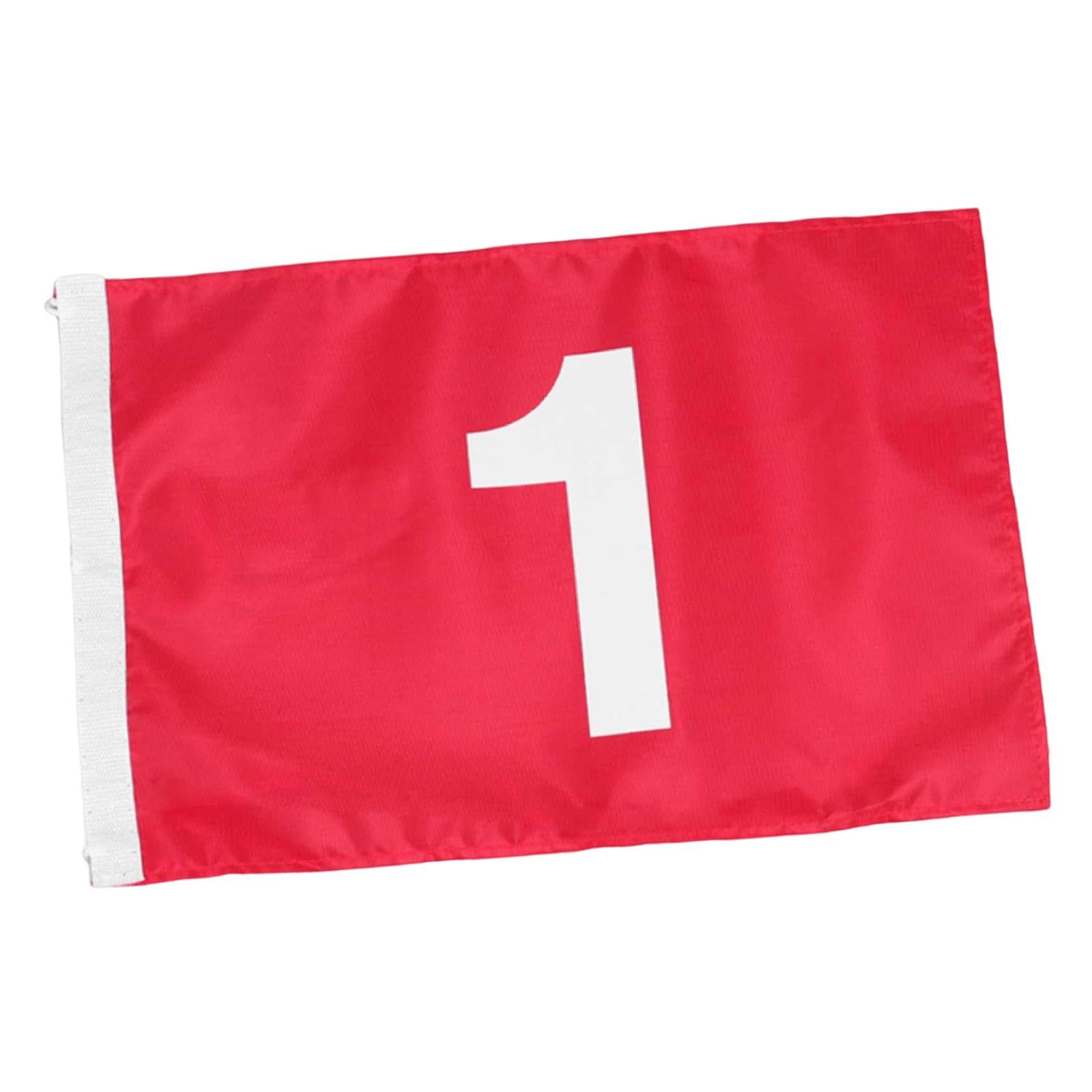 rockible Drapeau de Golf Rouge Standard pour Green, pelouse, Jardin ou Parcours d'entraînement, 1