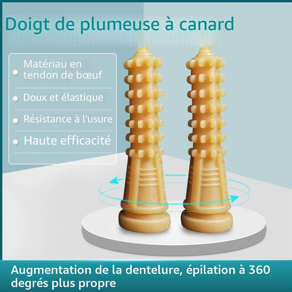 50 pièces longueur 88mm plumeuse de canard doigt en caoutchouc pour volaille plumeuse machine à plumer les doigts Machine à épiler bâton de colle chaud