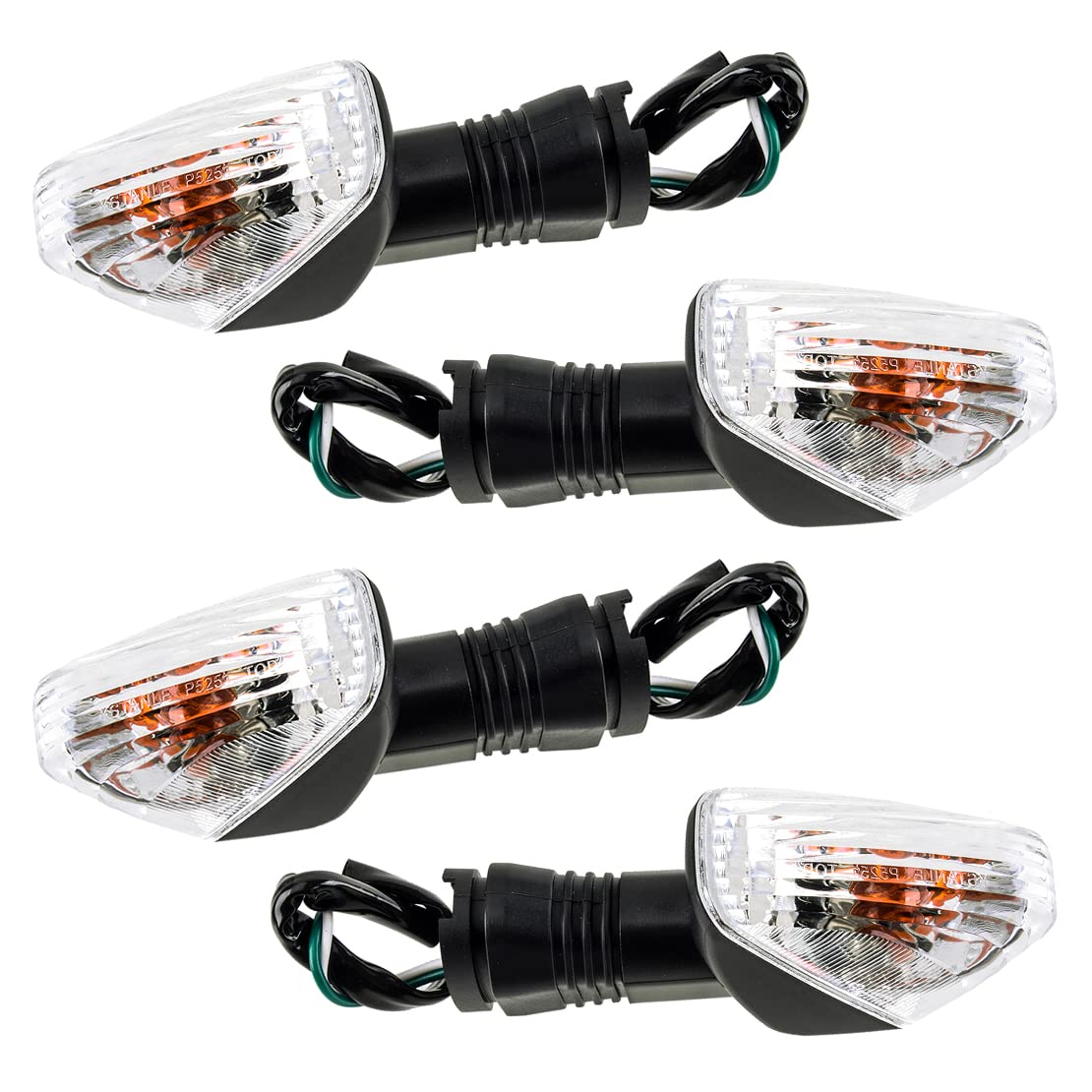 4-Piece Front & Rear Turn Signal Light Connectors For Kawasaki