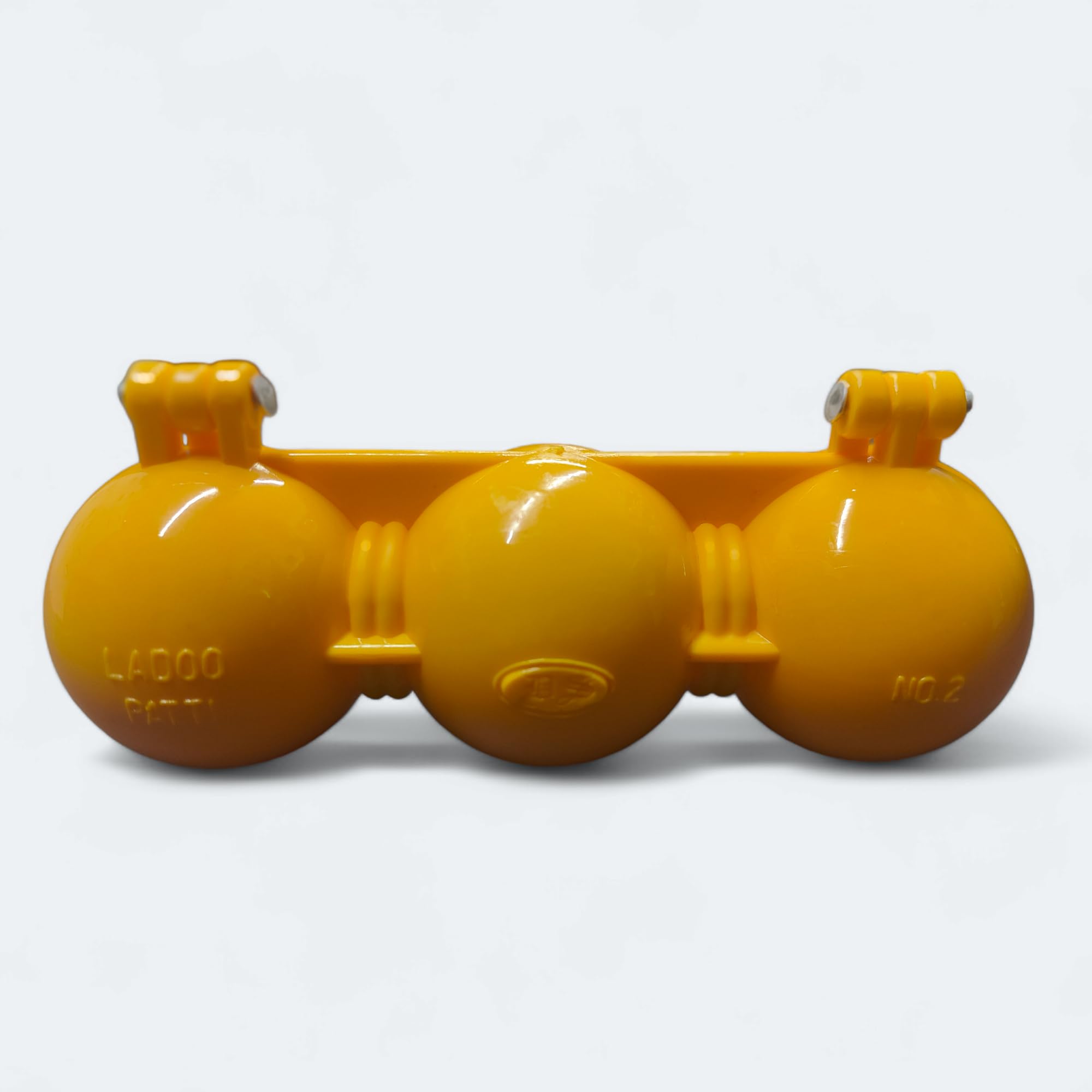 Ladoo Maker Mold Plastic in Three Sizes 1,2 and 3 No. Ladu Maker Mould Sancha for Ganpati Diwali Janmashtmi and Other Festival for Indian Mithai (Ladoo Patti Big)