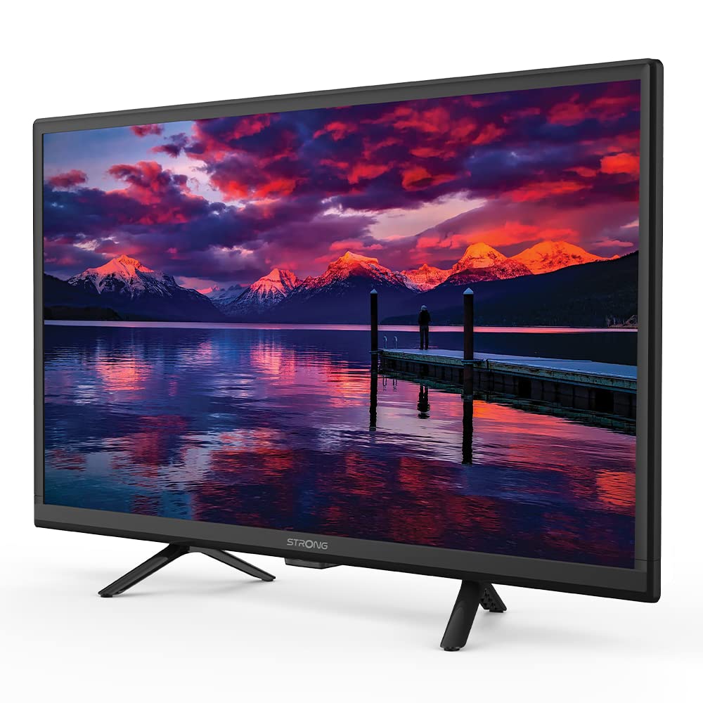 GIGATEMP Strong SRT 24HE4023 24 HD TV 230 V 12 V kompatibel Camping Fernseher DVB-T2 C S2 Hotelmodus