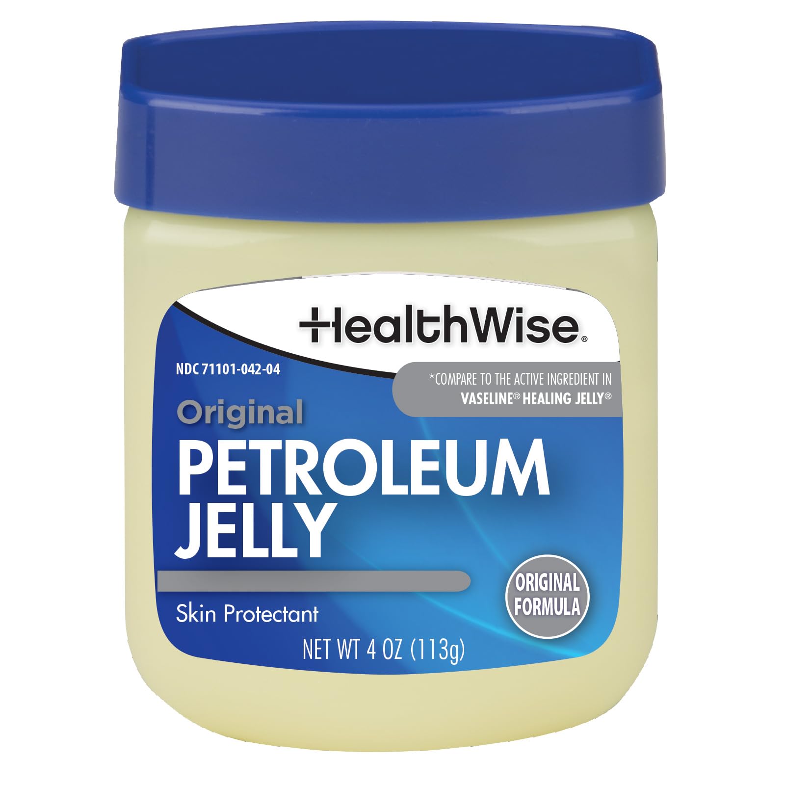 Petroleum Jelly | Skin Protectant | Original Formula | Relieves Dry Skin | Protects Minor Cuts, Scraps, Burns | 4 oz. Jar |