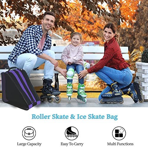 image for Gooyule Roller Skate Bag, Adjustable Shoulder strap Ice Skate Bags for