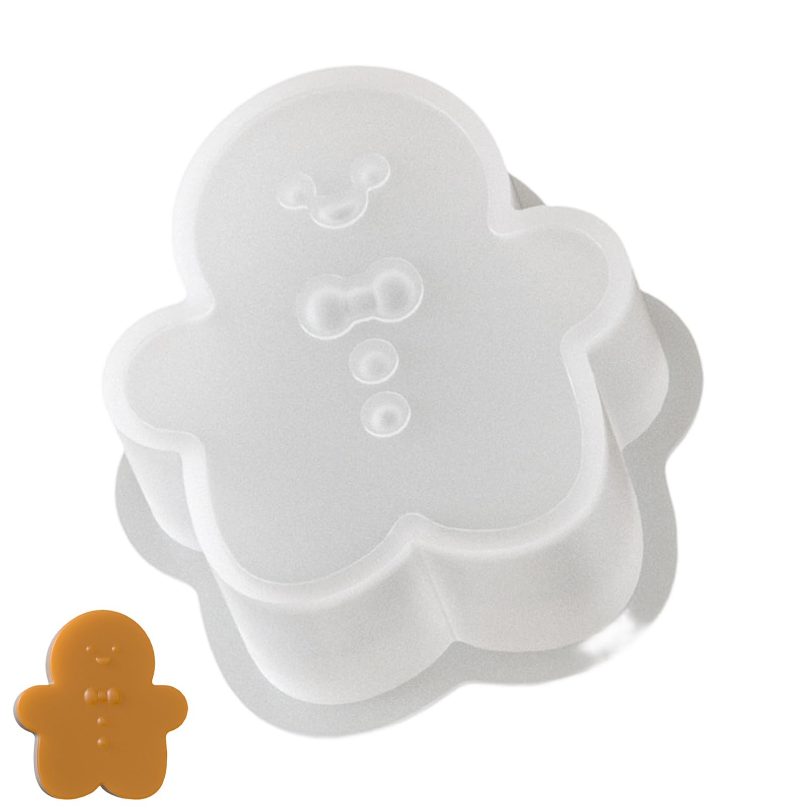 Piceioep Christmas Decor Mold with Silicone Design, 3D Holiday Wax Form for Seasonal Projects Holiday Mold Christmas Wax Silicone Form Seasonal Decor Winter Making