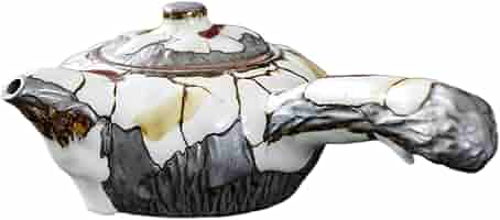 Amazon.com | 手工茶具釉茶壶开烧泡茶器窑变小茶壶teapot 陶壶泡