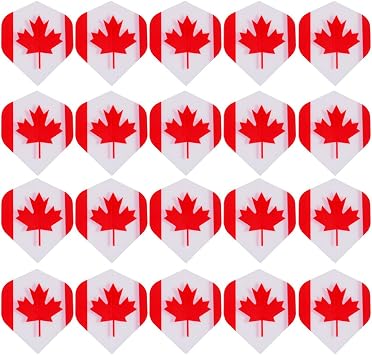 20pcs PET Standard Flights for Steel Tip /Soft Tip - Canada