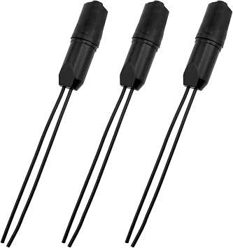 Antenna Connector 300 to 75 ohms VHF/UHF/FM Outdoor TV Antenna Matching Transformer Balancer TV Converter 3PCS